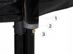 Skyflyer sodo batutas + kopėčios 10ft 304cm