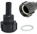 Pressol Apatinis Ibc konteinerio prijungimas, jungtis Mauzeriui Piusi S60x6 žarna Dn25mm
