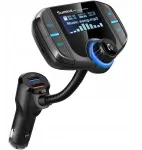Automagnetola Bluetooth Fm transmiteris su ekranu ir 2x Usb