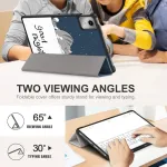 Dingguagua dėklas, skirtas Lenovo Tab M11 11 colių 2024 plan&scaron;etiniam kompiuteriui Tb330fu, itin plonas apsauginis dėklas su automatinio užmigdymo/pabudimo ir stovo funkcija, skirtas Lenovo Tab M11 plan&scaron;etiniam kompiuteriui, Lazy Cat