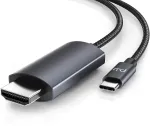 Csl - usb c į hdmi kabelis 4k 60hz - 1m - hdtv 4k kabelis - hdr - usb type c į hdmi 2.0