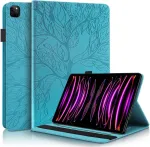 Succtopy dėklas, skirtas Ipad Pro 12.9 2022/2021/2020/2018 (6-osios/5-osios/4-osios/3-osios kartos) folio atverčiamas Pu odinis apsauginis dėklas su ra&scaron;iklio laikikliu, stovu, piniginės dangteliu, plan&scaron;etinio kompiuterio dėklu, skirtas Ipad Pro 12.9  ...