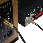 Deleycon 10 m Rca Audio Kabelis - 2x Rca Ki&scaron;tukas į 2x Ki&scaron;tuką