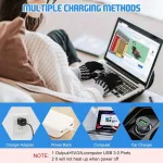Usb &scaron;ildomos pir&scaron;tinės vyrams ir moterims, 3 lygių temperatūros &scaron;ildomos pir&scaron;tinės, jutiklinės pilno pir&scaron;to elektrinės &scaron;ildomos pir&scaron;tinės, abiejų pusių &scaron;ildomos megztos pir&scaron;tinės