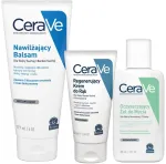 Cerave Drėkinamasis balzamas 177ml, Regeneruojantis rankų kremas 50ml + dovanėlė