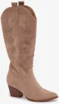 Ilgaauliai batai vir&scaron; kelių su dekoratyvinėmis detalėmis Step in style