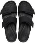 Moteri&scaron;kos žemo profilio &scaron;lepetės Crocs Brooklyn Buckle Low, juodos