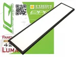 Eco Power Energy led panelis 42w vir&scaron;tinkinis luma plafonas lubų &scaron;viestuvas kvadratinis 1200x30mm ccd