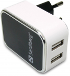 Sandberg AC Charger Dual USB 2.4+1A EU