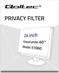 QOLTEC 51060 Qoltec Privatizuojantis filtras RODO | 24 | 16:9