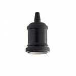 Ideal Lux Bulb holder ACCESSORI, E27, juodas