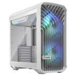 Fractal Design Fraktalų dizainas | Torrent kompakti&scaron;kas | RGB Baltas TG skaidrus atspalvis | Vidurio bok&scaron;tas | Įtrauktas maitinimo &scaron;altinis Nr. | ATX