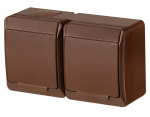 Elektro Plast Nasielsk GN.2X2P+Z N/T IP44 BRĄZ HERMES