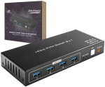 KVM perjungiklis USB + HDMI 2/1 Spacetronik SPH-KVM23 US