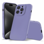 Fusion Accessories Fusion Softy silikoninis dėklas skirtas Apple iPhone 15 Plus violetinė