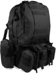 Offlander OFFLANDER Kuprinė Turistinis SURVIVAL COMBO 38L JUODA