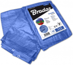 Sustiprintas tentas Bradas Mėlyna, 15 x 16 m, 60 g/m&sup2;