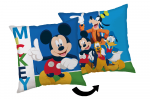 Poduszka dekoracyjna 35x35 Mickey and Friends Myszka miki i przyjaciele mėlyna dvipusė