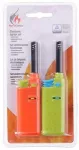 Other Brand BBQ - Dujinis žiebtuvėlis &scaron;a&scaron;lykui / virtuvei 14 cm 2 vnt. (oranžinė / žalia)