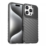 Hurtel Thunder Apple iPhone 16 Pro Max silikoninis - dėklas telefonui juodos spalvos