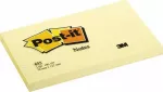 Lipnūs lapeliai Post-it&reg;, 76 x 127 mm, 100 lapelių, kanarėlės geltona
