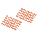 Digitus Skaitmenas | Spalvoti spaustukai Patch kabeliui | A-CC-O | Oranžinis