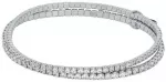 &bdquo;Michael Kors Brilliance Kors MKJ8359CZ040&ldquo; dviguba teniso apyrankė su cirkoniais