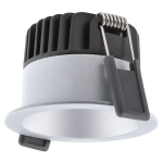 Ledvance 4/6/8W LED įleidžiamas &scaron;viestuvas, sidabro sp., 3000K, IP44, dimeriuojamas