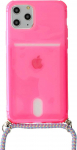 Topt STRAP Fluo dėklas skirtas Apple iPhone 12 Mini Rožinė