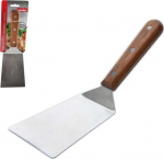 Orion Virtuvės mentelė 27 cm Plieninė su mediniu rankena