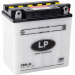 Motociklo akumuliatorius LANDPORT DRY YB9L-B 9Ah, 12V