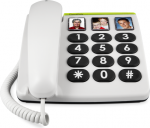 I&scaron;manusis telefonas Doro PhoneEasy 331ph baltas