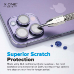 X-ONE Sapphire Camera Armor &ndash; skirtas Samsung Galaxy S25 Ultra