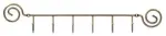 Domoletti HANGER 6 HOOKS480X40.3X90.5ANTIQUE BRASS