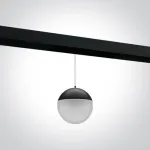 10W LED &scaron;viestuvas į magnetines sistemas MINI/MIDI/MAXI/P&P, juodas, 3000/3500/4000K, 48V, 42136/B/V