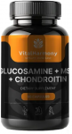 Pagaminta ES pagal SIA MatrixSoftLabs užsakymą (Latvija) VitalHarmony Gliukozaminas + MSM + Chondroitinas &ndash; 90 kapsulių