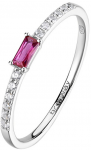 Brosway Žavus sidabrinis žiedas su cirkoniais &bdquo;Fancy Passion Ruby&ldquo; FPR143