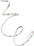 2W/m LED juosta, 6V, 3000K, IP20, su judesio davikliu, 1m, su baterija