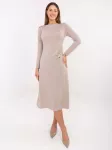 Suknelė Italy Moda Sukienka-IT-SK-21900.00-smėlio spalva