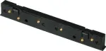 Magnetinės sistemos ZAMBELIS MAGNETIC 6MM bėgelio tiesus elektrinis sujungimas, 24V, juodas, 25262
