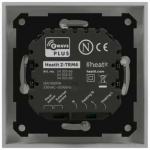 HeatIT Z-TRM6 Zwave termostatas juodas matinis 16A