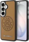 Karl Lagerfeld perforuotas KL MagSafe dėklas, skirtas &bdquo;Samsung Galaxy S26+&ldquo;, rudas