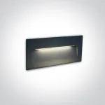 6W LED sieninis įleidžiamas fasado &scaron;viestuvas, antracito sp., 2200/2700/3000/4000K, IP65, 68068B/AN/V