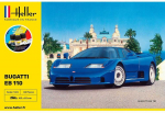 Heller Bugatti EB110 1:24 plastikinis surenkamas automobilio rinkinys