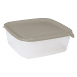 Curver Maisto konteinerių rinkinys, 4 vnt., stačiakampiai, 0,8+1,7+2,9+0,5 l, &bdquo;Fresh&Go&ldquo;, smėlio spalvos