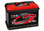 Akumuliatorius Sznajder EAGLE CALCIUM PLUS | 12V 74Ah 680A EN (SZE74L)
