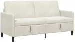 Sofa su saugojimo vieta Kreminė 172 x 78 x 87 cm Poliesteris