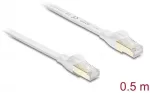 Delock Płaski kabelis krosowy RJ45 Cat.8.1 U/FTP 0,5 m Baltas (81024)