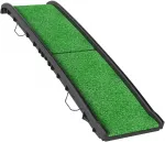 Koduva Sulankstoma &scaron;uns rampa automobiliui, neslystanti, 155 x 38,5 x 15,5 cm, juoda ir žalia