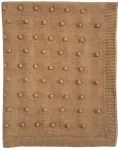 Patalynės komplektas Ooh Noo - Spragintų kukurūzų kūdikio pledukas - Karamelės spalvos - 75x95 cm